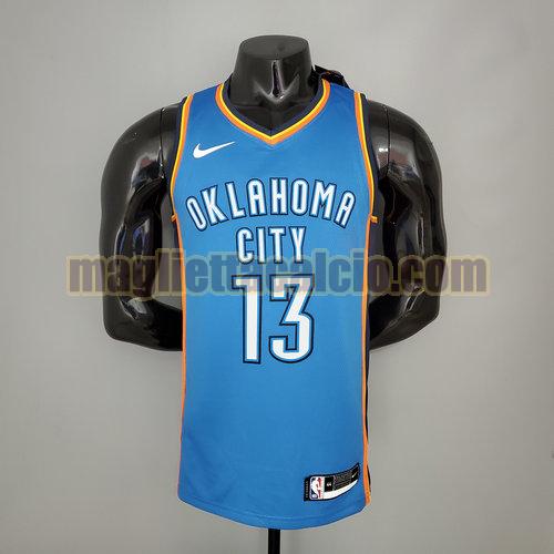 maglia uomo george oklahoma city thunder blu 13