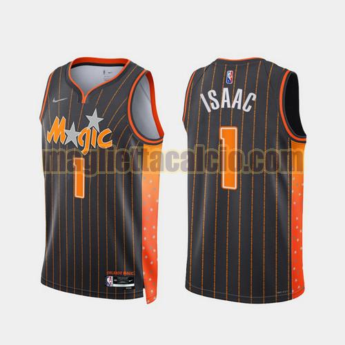 maglia uomo isaac 2022 city edition 75th anniversary edition orlando magic blu oscuro 1