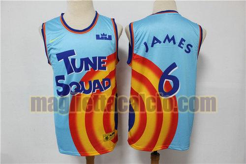 maglia uomo james la versione cinematografica della seconda generazione. los angeles lakers blu 6
