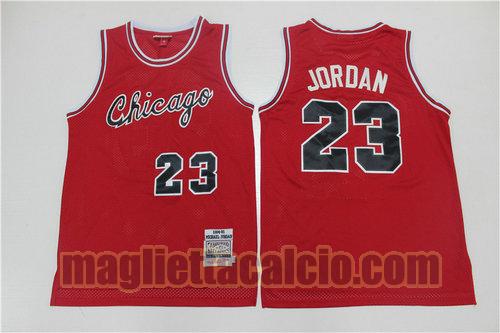 maglia uomo jordan 1984-1985 edizione retrò chicago bulls rosso 23