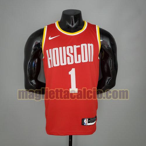 maglia uomo mccrady edizione retrò houston rockets rosso 1