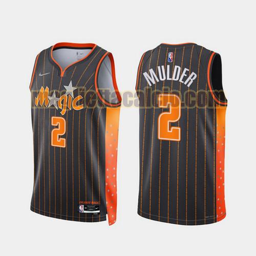 maglia uomo mulder 2022 city edition 75th anniversary edition orlando magic blu oscuro 2