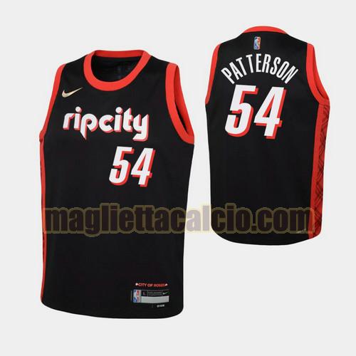 maglia uomo patrick patterson 2022 city edition 75th anniversary edition indiana pacers nero 54
