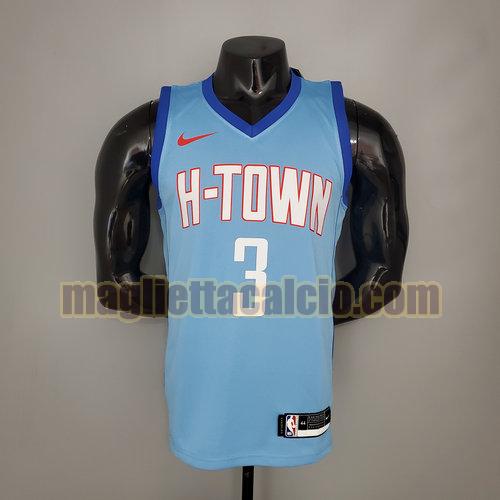 maglia uomo paul città edizione 2021 houston rockets blu 3