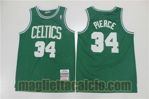 maglia uomo pierce edizione retrò 2007-2008 boston celtics verde 34