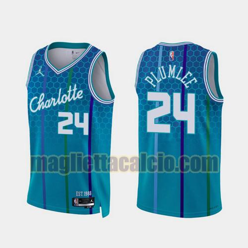 maglia uomo plumlee 2022 city edition 75th anniversary edition brooklyn nets blu 24