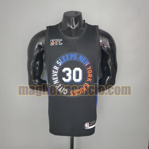 maglia uomo randle città edizione 2021 new york knicks nero 30