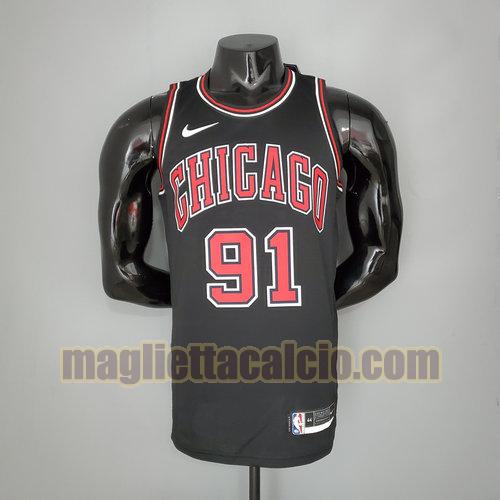 maglia uomo rooman chicago bulls nero 91