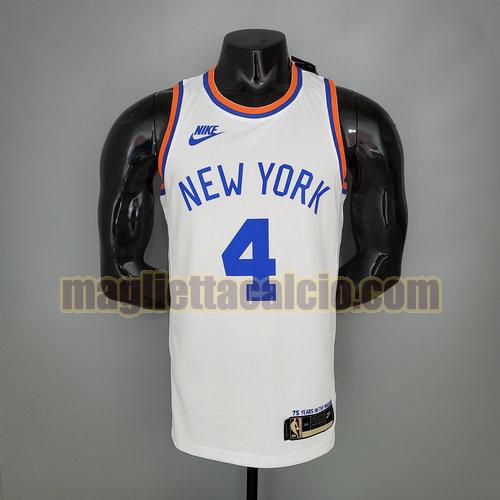 maglia uomo rose 75° anniversario new york knicks bianco 4