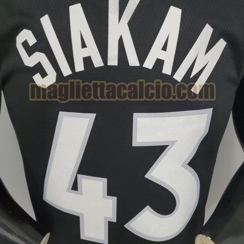  maglia uomo siakam edizione bonus 2021 toronto raptors viola e nero 43
