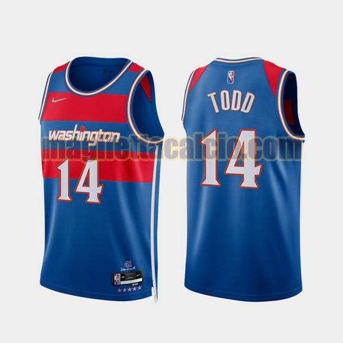 maglia uomo todd 2022 city edition 75th anniversary edition washington wizards blu 14