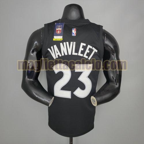  maglia uomo vanvleet edizione bonus 2021 toronto raptors viola e nero 23