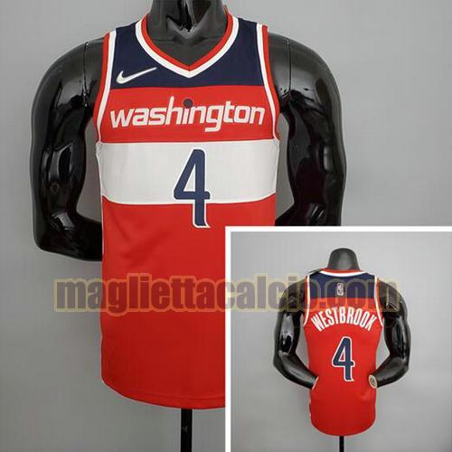 maglia uomo wesbrook 75° anniversario washington wizards rosso bianco blu 4