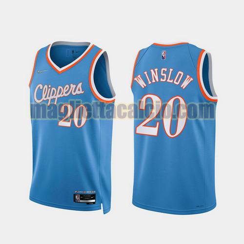 maglia uomo winslow 2022 city edition 75th anniversary edition los angeles clippers blu 20