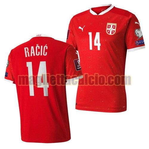maglia uros racic 14 serbia uomo prima 2022