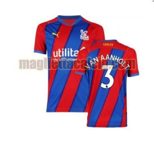 maglia van aanholt 3 crystal palace uomo prima 2021-2022