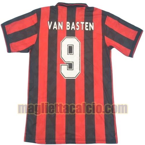maglia van basten 9 ac milan uomo prima divisa 1993-1994