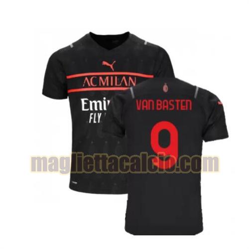 maglia van basten 9 ac milan uomo terza 2021-2022