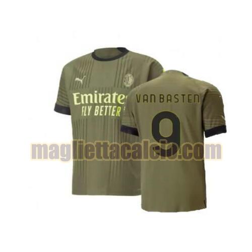 maglia van basten 9 ac milan uomo terza 2022-2023
