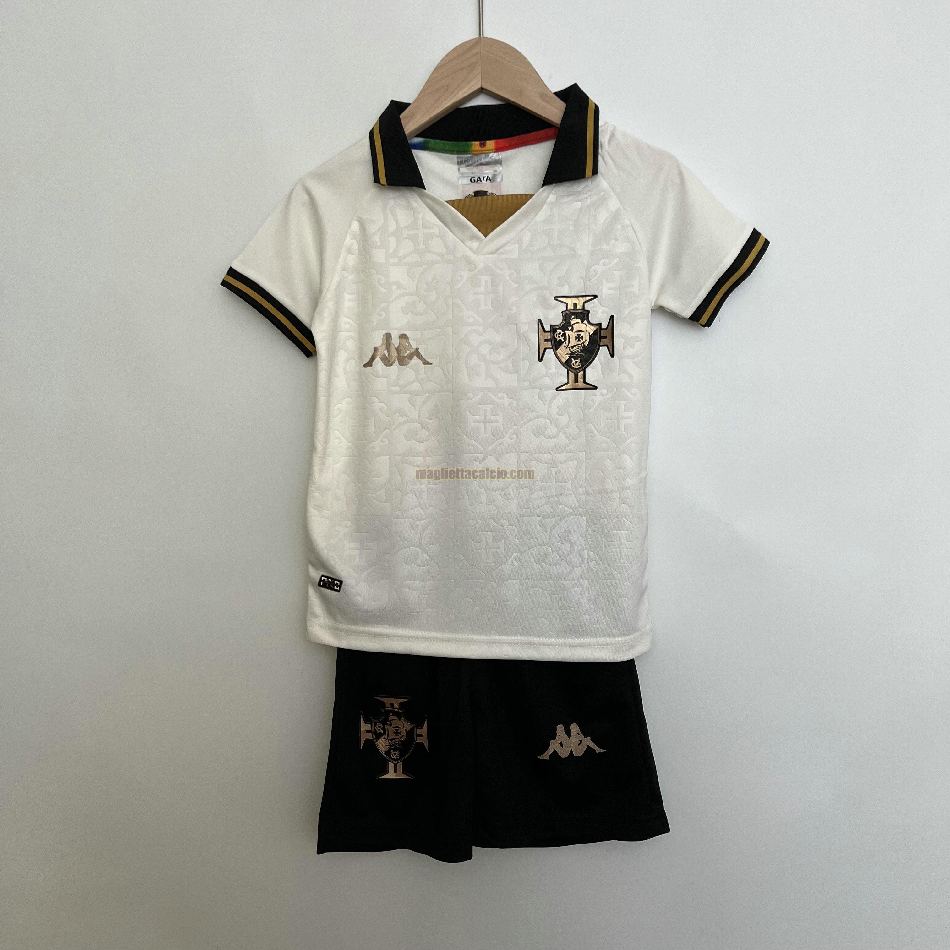 maglia vasco da gama bambino bianco 2022-2023