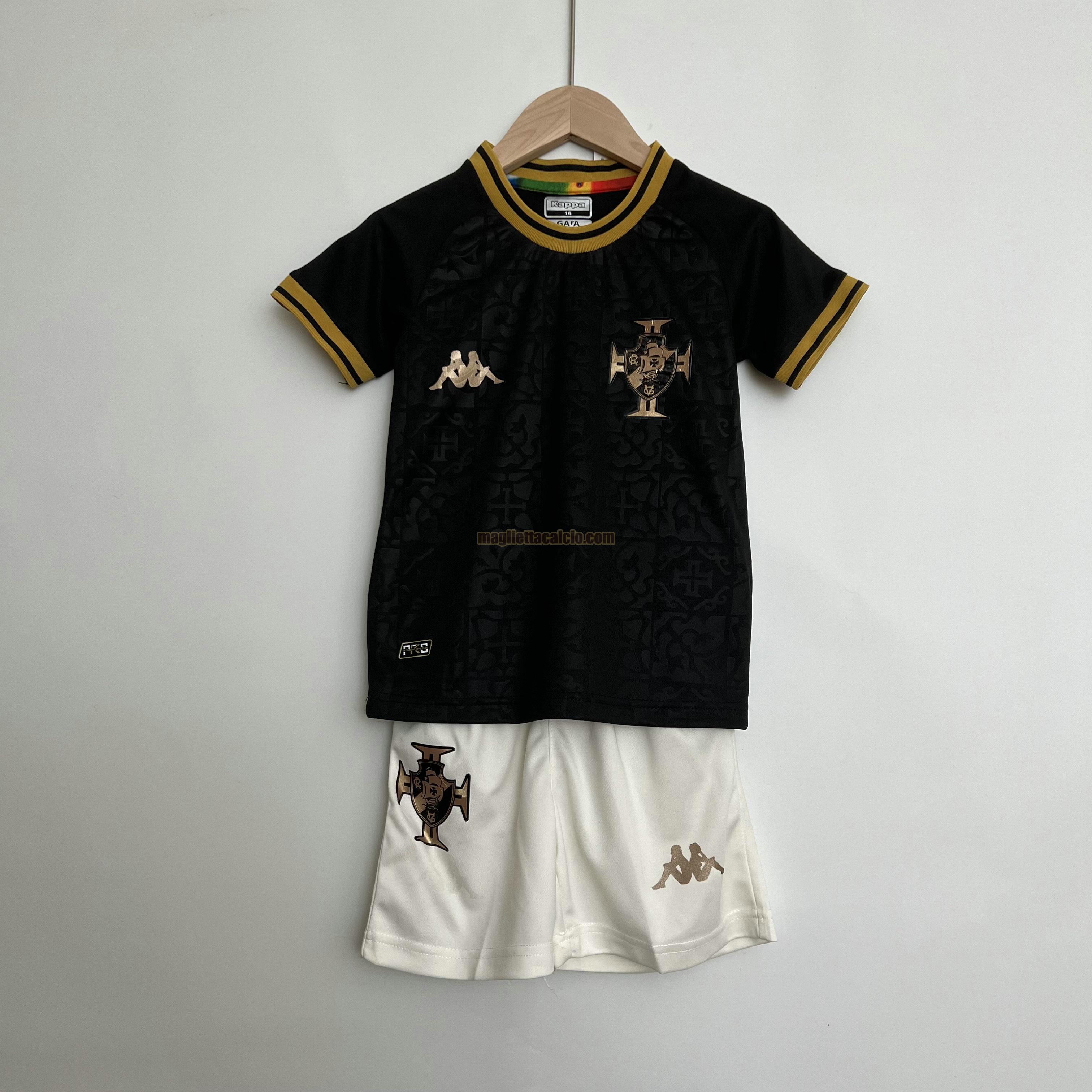 maglia vasco da gama bambino nero 2022-2023