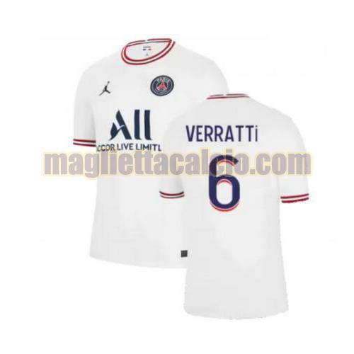maglia verratti 6 paris saint germain uomo 4th 2021-2022