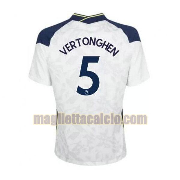 maglia vertonghen 5 tottenham hotspur uomo priemra 2020-2021