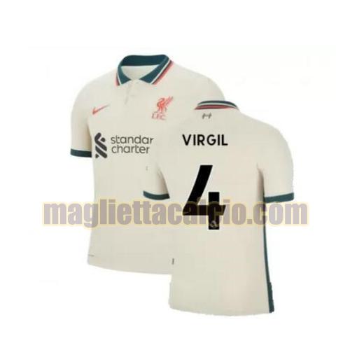 maglia virgil 4 liverpool uomo seconda 2021-2022
