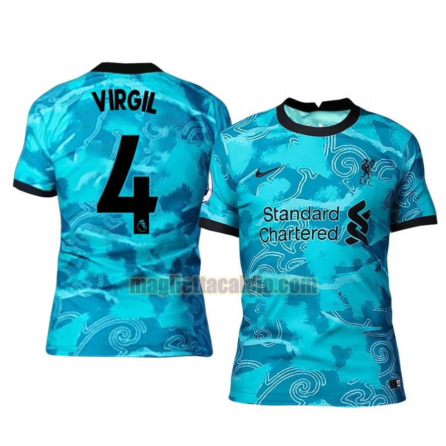 maglia virgil van dijk 4 liverpool uomo seconda 2020-2021