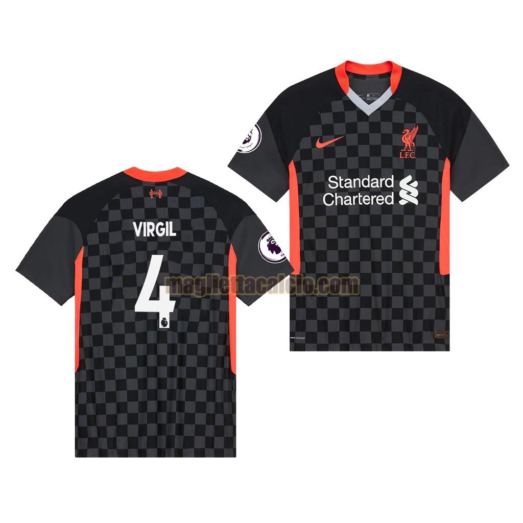 maglia virgil van dijk 4 liverpool uomo terza 2020-2021