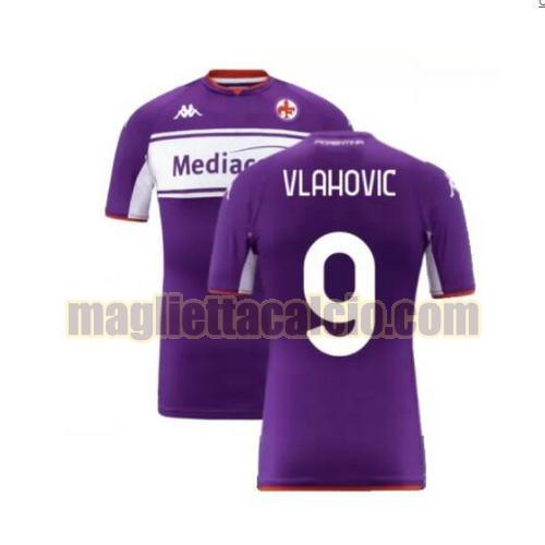 maglia vlahovic 9 fiorentina uomo prima 2021-2022