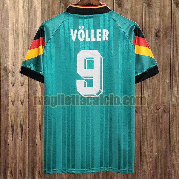 maglia voller 9 germania uomo verde seconda divisa 1992