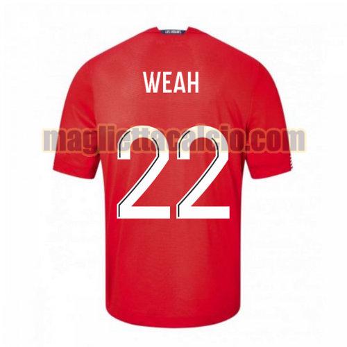 maglia weah 22 lille uomo prima 2020-2021