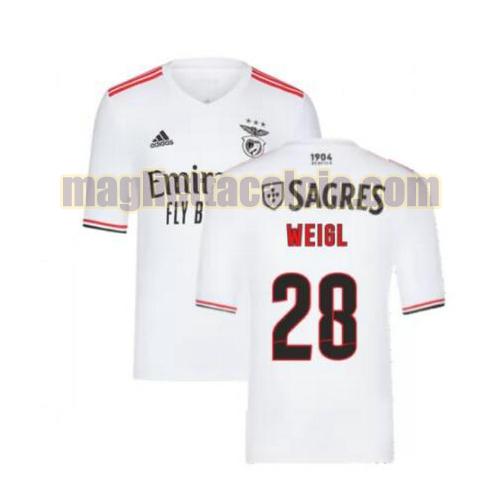 maglia weigl 28 sl benfica uomo seconda 2021-2022