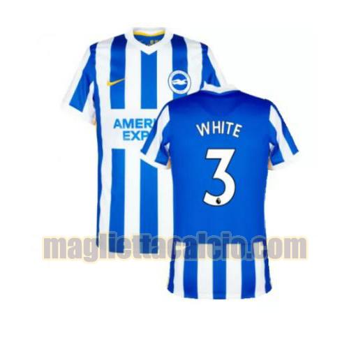 maglia white 3 brighton uomo prima 2021-2022