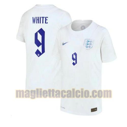 maglia white 9 inghilterra uomo prima 2022-2023