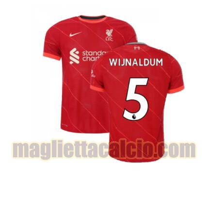 maglia wijnaldum 5 liverpool uomo prima 2021-2022