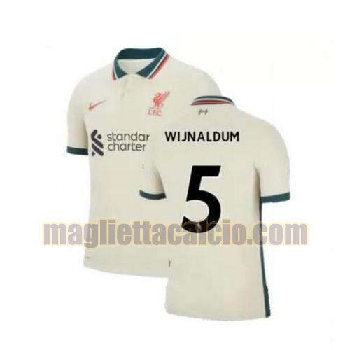 maglia wijnaldum 5 liverpool uomo seconda 2021-2022