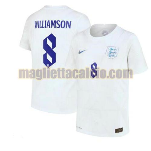 maglia williamson 8 inghilterra uomo prima 2022-2023