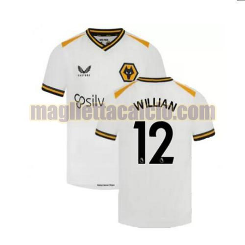 maglia willian 12 wolverhampton uomo terza 2021-2022