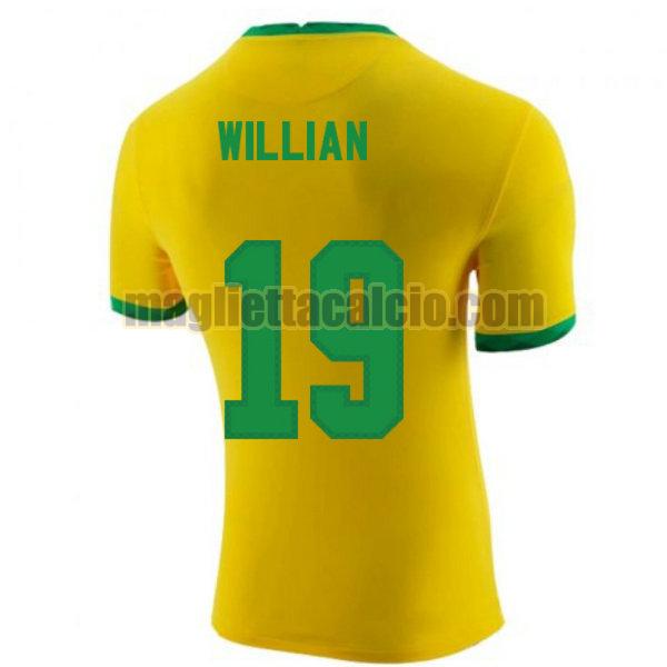 maglia willian 19 brasile uomo prima 2020-2021