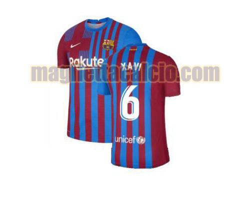 maglia xavi 6 barcellona uomo prima 2021-2022