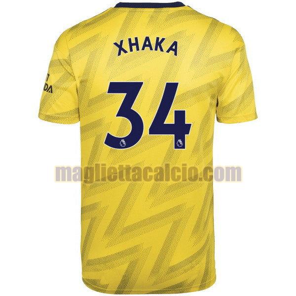 maglia xhaka 34 arsenal uomo seconda divise 2019-2020