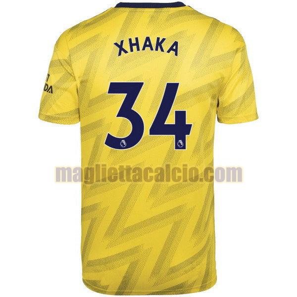 maglia xhaka 34 arsenal uomo seconda divise 2019-2020