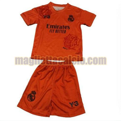 maglia y3 special edition real madrid bambino arancia 2024-2025