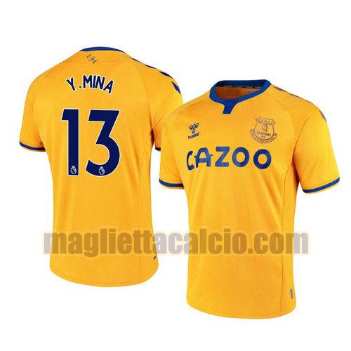 maglia yerry mina 13 everton uomo seconda 2020-2021