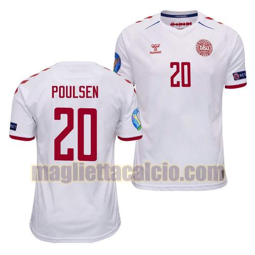 maglia yussuf poulsen 20 denmark uomo seconda 2021-2022