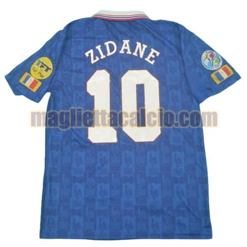 maglia zidane 10 francia uomo prima divisa 1996