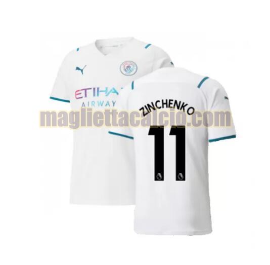maglia zinchenko 11 manchester city uomo seconda 2021-2022