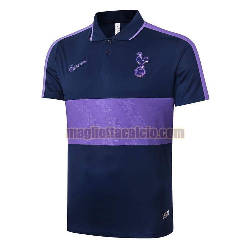 magliette polo calcio tottenham hotspur uomo viola 2020-2021
